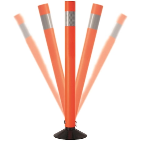 Tapco Polyethylene, 7 H, 28.2 L, 7 W, Orange 6605135